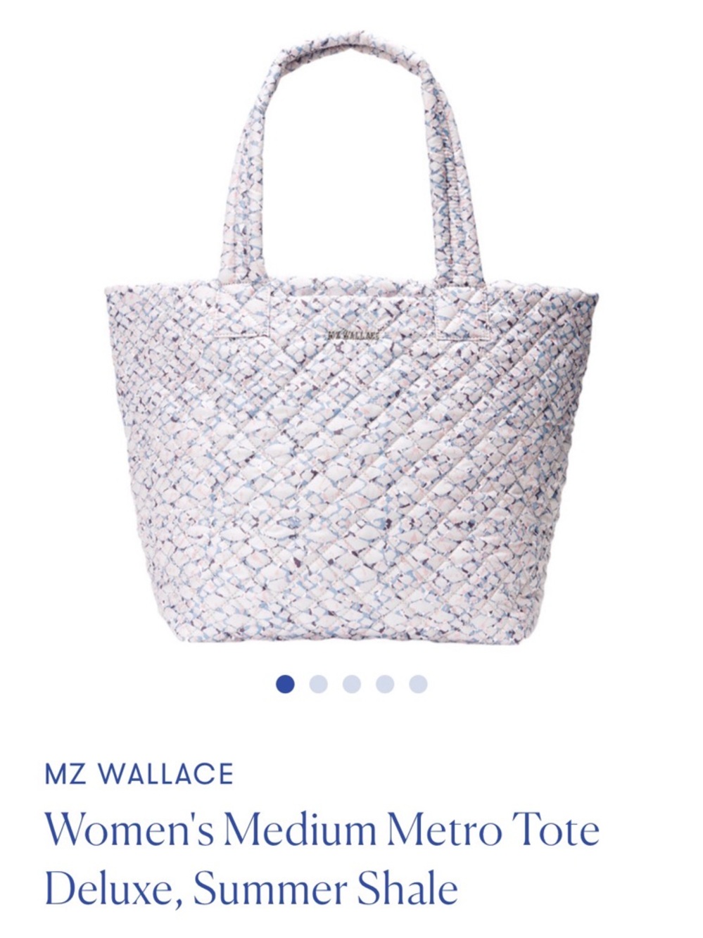 MZ Wallace Medium metro in summer shale - rare print - like new